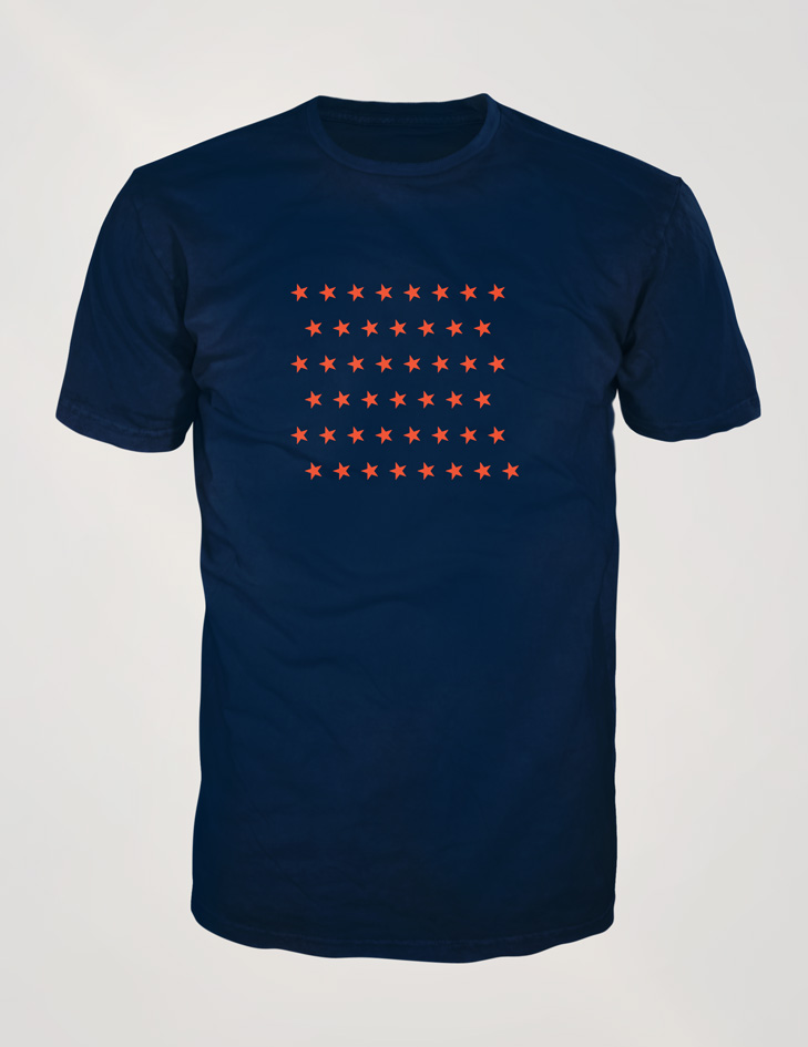 46-Star American Flag T-Shirt